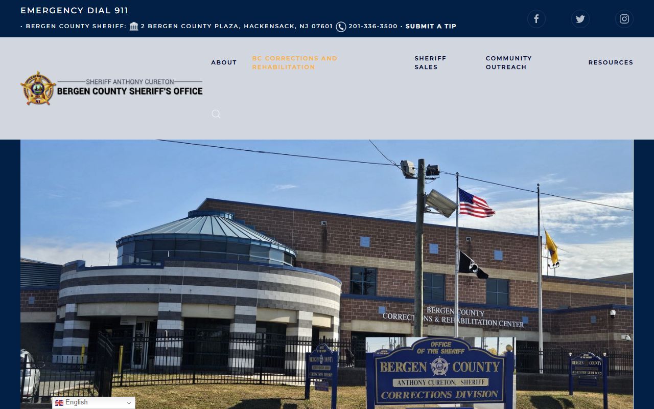 Bergen County Corrections and Rehabilitation Center for Passaic County released inmates